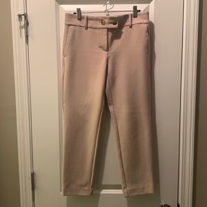 Loft tan crop pants, 2P